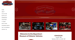 Desktop Screenshot of boyertownmuseum.org